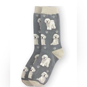 NWT Bichon Socks by Happy Tails